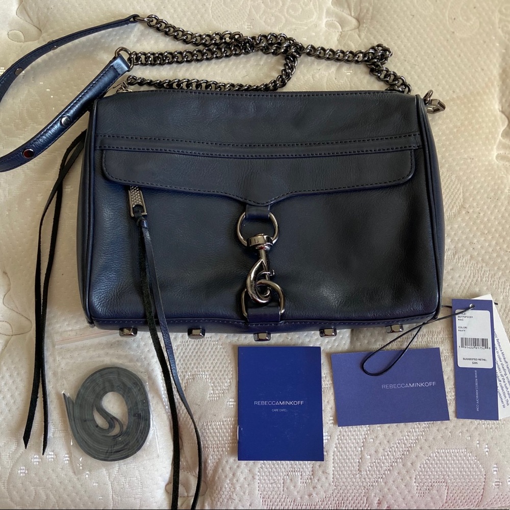 SOLD Rebecca Minkoff Navy Mac Crossbody